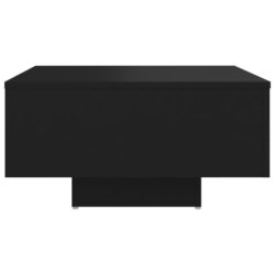 Salongbord svart 60x60x31,5 cm sponplate