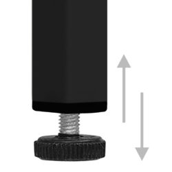 Oppbevaringsskap svart 80x35x101,5 cm stål