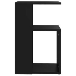 Sidebord svart 36x30x56 cm sponplate