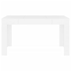 Spisebord hvit 140×74,5×76 cm konstruert tre