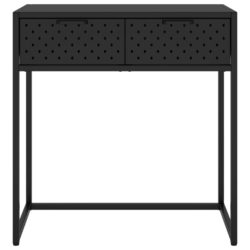 Konsollbord svart 72x35x75 cm stål