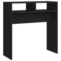 Konsollbord svart 78x30x80 cm sponplate