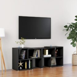 vidaXL TV-benk svart 104x30x52 cm sponplate