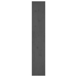 Bokhylle/romdeler grå 80x30x167,4 cm heltre furu