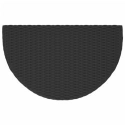 Hagebord svart 80x50x75 cm polyrotting
