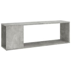 TV-benk betonggrå 100x24x32 cm sponplate