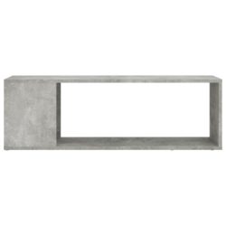 TV-benk betonggrå 100x24x32 cm sponplate