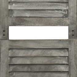 Romdeler 3 paneler grå 106,5×166 cm heltre