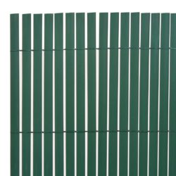 vidaXL Dobbelsidet hagegjerde 110×500 cm grønn