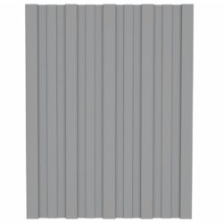 Takplater 36 stk grå 60×45 cm galvanisert stål