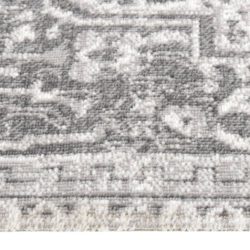 Uteteppe flatvevd 80×150 cm lysegrå
