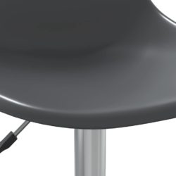 Svingbare spisestoler 2 stk lysegrå PP