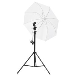 vidaXL Studiobelysningssett med bakgrunner og paraplyer