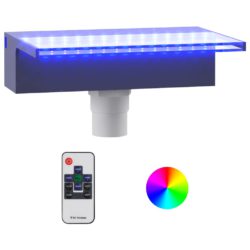 Vannfall med RGB LED akryl 30 cm