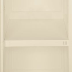 Plastskap 40x43x85,5 cm tredesign hvit angora