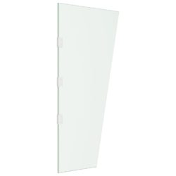 Sidepanel for dørkalesje gjennomsiktig 50×100 cm herdet glass