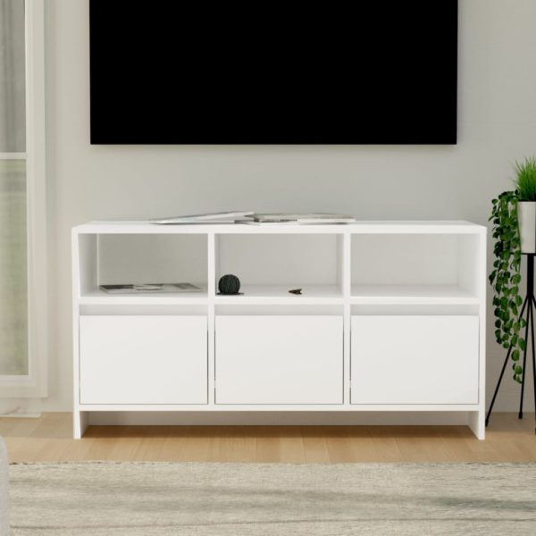 vidaXL TV-benk hvit 102×37,5×52,5 cm sponplate