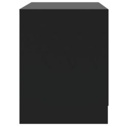 Nattbord svart 45×34,5×44,5 cm sponplate