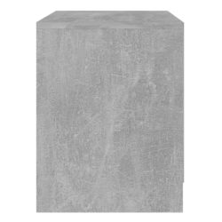 Nattbord 2 stk betonggrå 45×34,5×44,5 cm sponplate