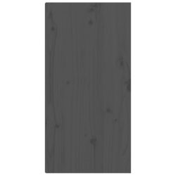 Veggskap 2 stk grå 30x30x60 cm heltre furu
