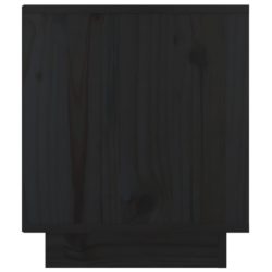 Nattbord 2 stk 40x34x40 cm heltre furu svart