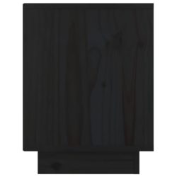 Nattbord 40x30x40 heltre furu svart