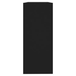Bokhylle/romdeler svart 100x30x72 cm