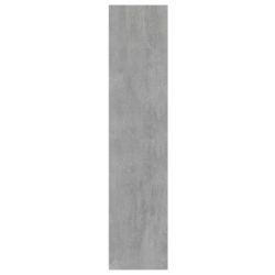 Bokhylle/romdeler grå sonoma 60x30x135 cm konstruert tre