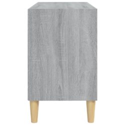 TV-benk med ben i heltre grå sonoma eik 69,5x30x50 cm