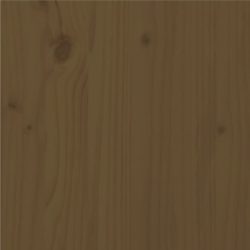 vidaXL Sengeramme honningbrun heltre furu 100×200 cm