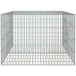 Kaninbur med 2 paneler 110x79x54 cm galvanisert jern