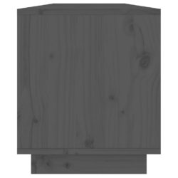 TV-benk grå 110,5x34x40 cm heltre furu