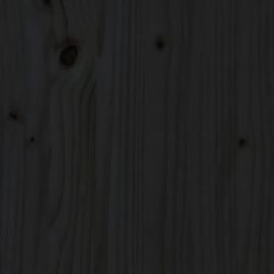 Nattbord svart 50x35x61,5 heltre furu