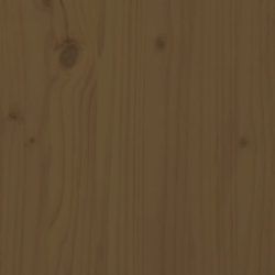 Highboard honningbrun 110,5x35x117 cm heltre furu