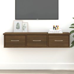 vidaXL TV-benk brun eik 88x26x18,5 cm konstruert tre