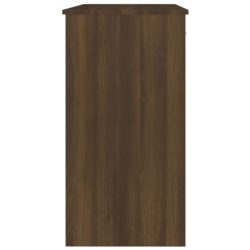 Skrivebord brun eik 80x40x75 cm konstruert tre