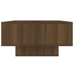 Salongbord brun eik 105x55x32 cm konstruert tre