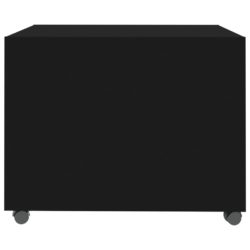 Salongbord svart 55x55x40 cm konstruert tre