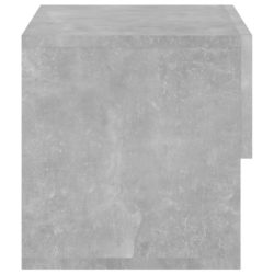 Veggmontert nattbord betonggrå