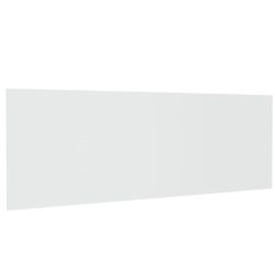 Veggmontert sengegavl hvit 240×1,5×80 cm konstruert tre
