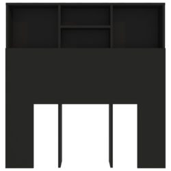 Sengegavlskap svart 100x19x103,5 cm