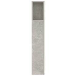 vidaXL Sengegavlskap betonggrå 140×18,5×104,5 cm