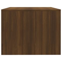 Salongbord brun eik 102x55x42 cm konstruert tre