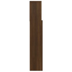 Sengegavlskap brun eik 100x19x103,5 cm