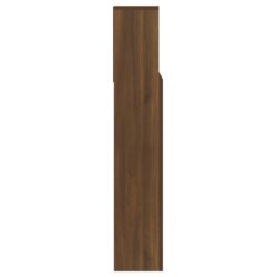 Sengegavlskap brun eik 140x19x103,5 cm