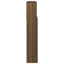 Sengegavlskap brun eik 220x19x103,5 cm