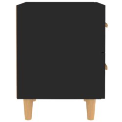 Nattbord 2 stk svart 40x35x47,5 cm