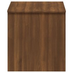 Salongbord brun eik 102×50,5×52,5 cm konstruert tre