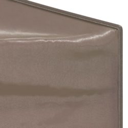 Sammenleggbart festtelt gråbrun 3×3 m