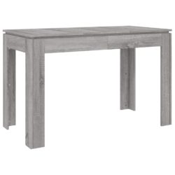 Spisebord grå sonoma 120x60x76 cm konstruert tre